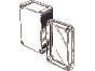 Fibox kansi, PC harmaa 3730557 Universalkabinet 380 x 190 x 80 Polykarbonat Gråhvid (RAL 7035) 1 stk