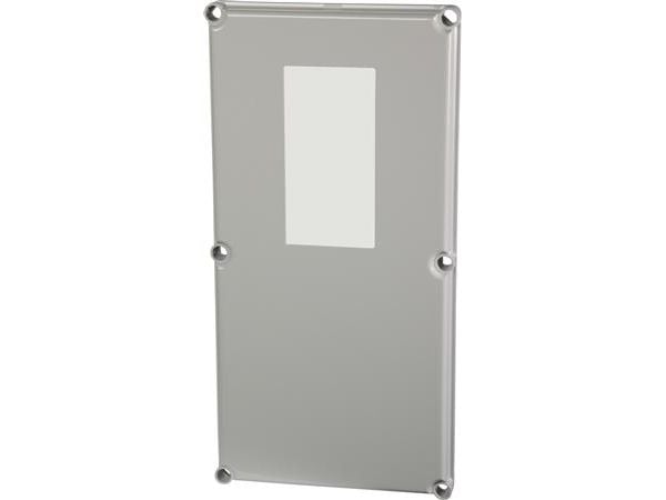 FIBOX Seinäkaapin kansi EK polykarbonaatti 560 x 280 x 30 mm mittausikkunalla EK-mittauskaappeihin MSR,MSR-L ja MSR-S
