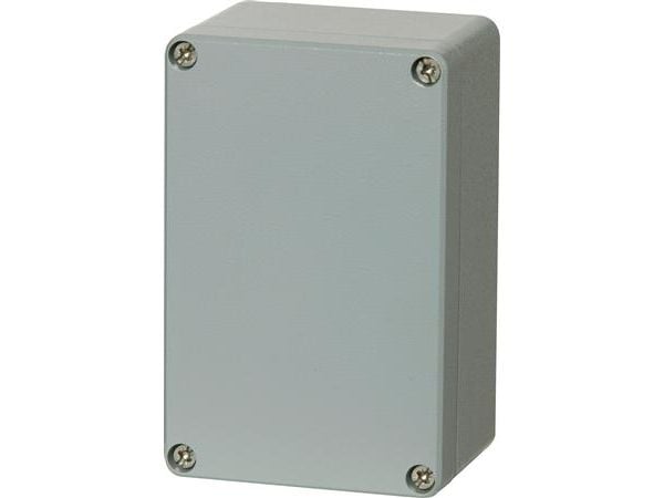 FIBOX Montageboks Korrosionsbestanding Aluminium 81x127x57 mm Grå RAL7001 IP 66 og IP 67 Tom