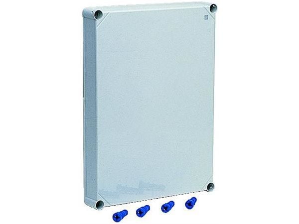 FIBOX Dæksel EKIN 6305G, Polykarbonaatti 640 x 320 x 50 mm KxBxD Grå inkl. skruer Til EKIN 63