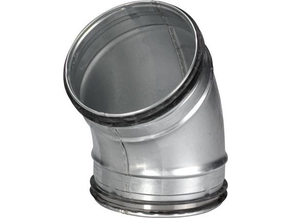 LINDAB Bøjning BU 160 45. Presset, trådsvejset. Passer i rør, nippelmål.