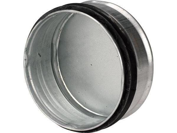 LINDAB Endebund ESU 125 mm med nippelmål. Passer i rør.