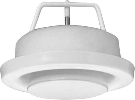 LINDAB styrventil URH 100 (RAL 9003) för frånluft