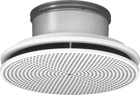 LINDAB Loftarmatur PCA 160 (RAL9003) cirkulär perforerad plåt