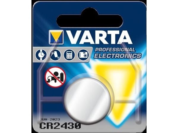 Varta Electronics - Batteri CR2430 - Li - 280 mAh