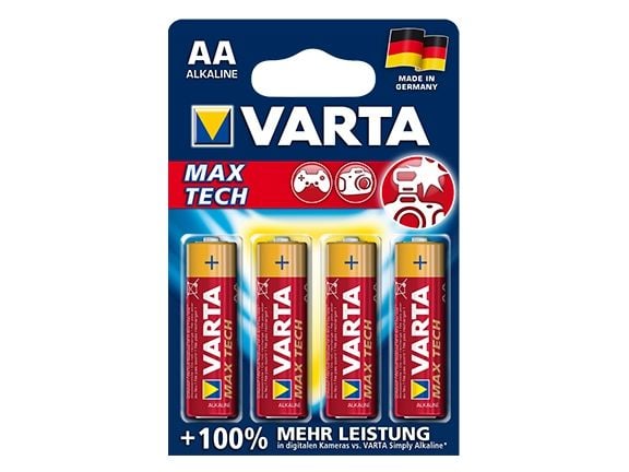 Varta Max Tech 04706 - Batteri 4 x AA-typ