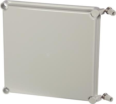 Fibox EKO 30-G-2FSH Kotelon kansi Kansi Harmaa (L x S x K) 280 x 280 x 30 mm Polykarbonaatti Harmaanvalkoinen (RAL 7035) 1 kpl 1 kpl
