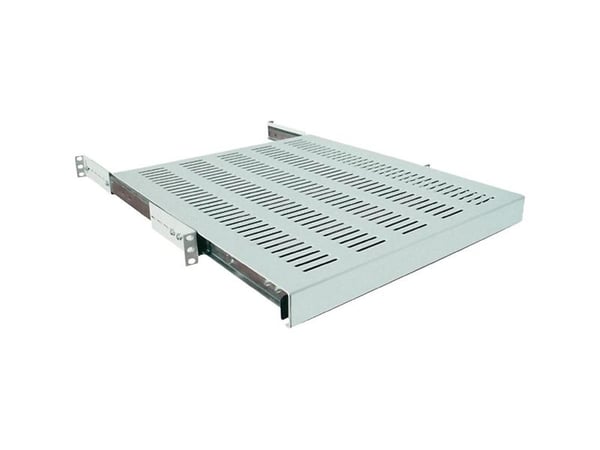LogiLink Canovate - Rack-hylle - lysegrå, RAL 7035 - 1U - 19"