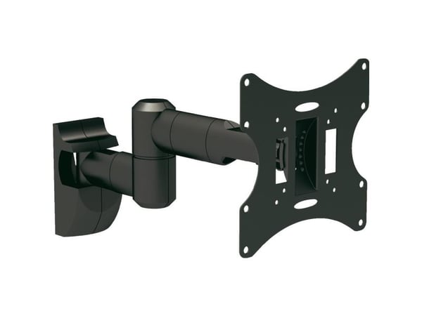 Schwaiger LWH050 011 - Monteringssett (veggbrakett) - for LCD-skjerm - svart - skjermstørrelse: 17"-37"