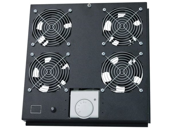 LogiLink FAS122B, 4 vifter, Stål, Sort, 363 mm, 375 mm, 47 mm