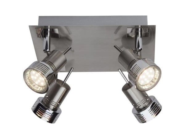 Brilliant Kassandra G34735/77 takspotter LED (RGB) GU10 12 W krom (satinert)
