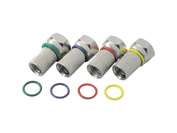 Schwaiger FSTFR7004 531, F-tyyppi, Hopea, Kupla, 4 kpl
