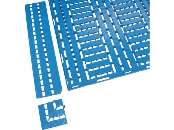 COBA Europe WD040002 Work Deck hjørne gulvrist (L x B x H) 0,6 m x 112 mm x 25 mm grønn