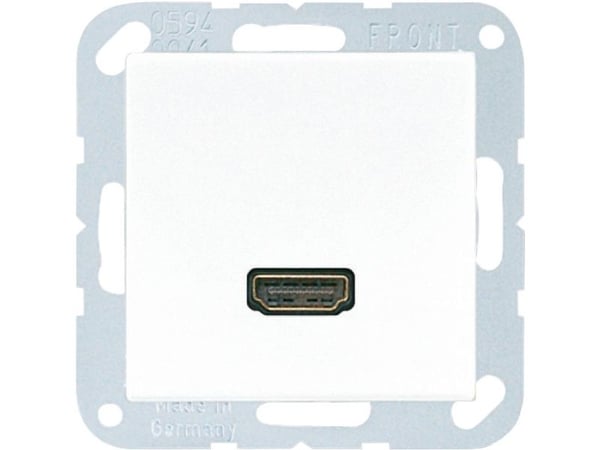 JUNG MA A 1112 WW, HDMI, -5 - 45 °C, Valkoinen, Termoplastinen