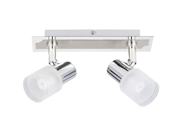 Brilliant G32429/77 Ceiling Light, Metal/Glass, Steel/Chrome