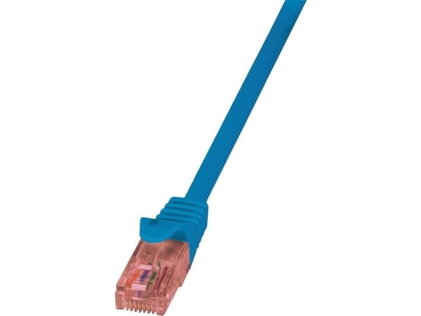 LogiLink 5m Cat.6 U/UTP, 5 m, Cat6, U/UTP (UTP), RJ-45, RJ-45, Blå