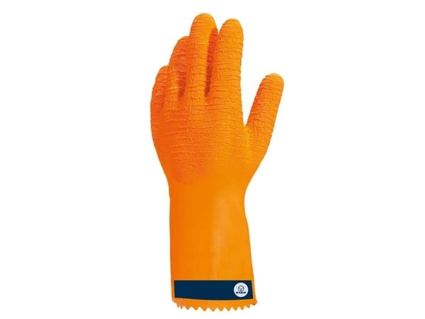 Fiap 1701, Hanske, Oransje, 2 stykker, Bomull, Latex, 310 mm, 100 mm