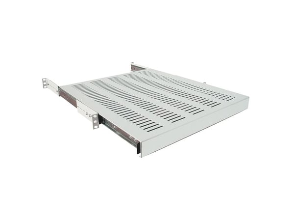 LogiLink Canovate - Rack-hylle - lysegrå, RAL 7035 - 1U - 19"