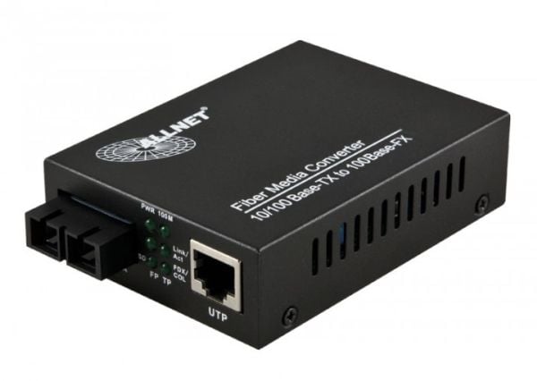 ALLNET ALL-MC102-SC-MM, 100 Mbit/s, IEEE 802.3, IEEE 802.3u, IEEE 802.3x, Nopea Ethernet, 10,100 Mbit/s, 10BASE-T, 100BASE-TX, 100BASE-FX