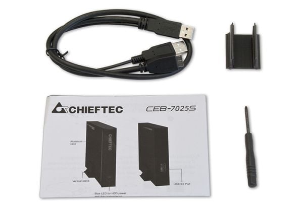Chieftec CEB-7025S - Lagringspakke - 2,5" - SATA 6 Gb/s - USB 3.0