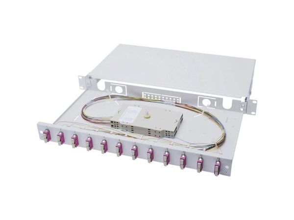 DIGITUS - Spleiseboks for fiberoptikk - 1U - 19"