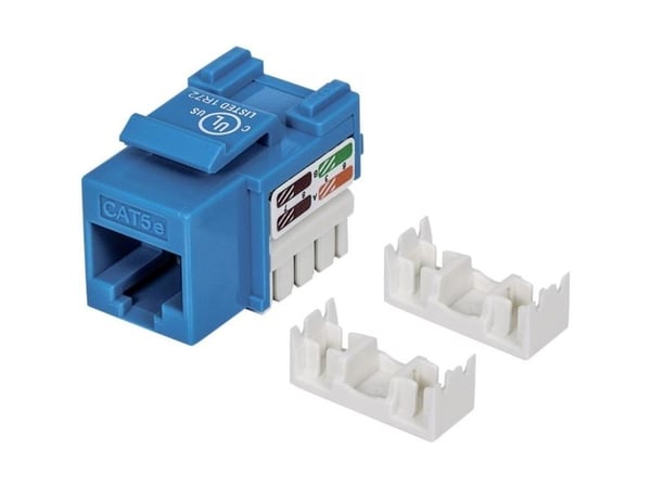 Intellinet 210546, Flad, Blå, RJ-45, Hunstik, 22/26, Cat5e