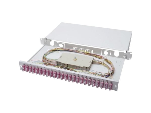DIGITUS DN-96322-4 - Spleiseboks for fiberoptikk - 1U - 19"