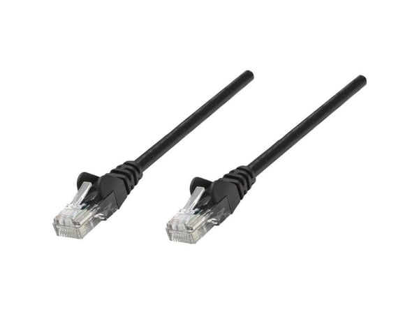Intellinet 1m Cat6 SFTP, 1 m, Cat6, S/FTP (S-STP), RJ-45, RJ-45, Svart