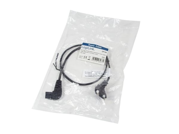 LogiLink 0,75m, CEE 7/16/IEC 60320-C7, 0,75 m, CEE7/16, C7 liitin