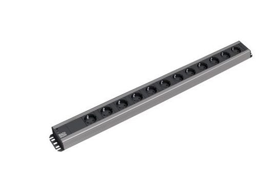 Bachmann 300.002, 2 m, Sisätila, Kulmikas, 1,5 mm², Muovi, Musta, Harmaa