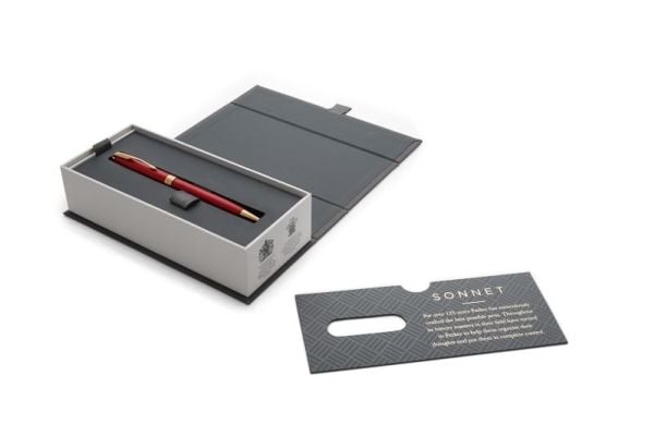 Parker 1931476, Klips, Kulepenn som åpnes og lukkes ved vridning, Sort, 1 stykker, Medium