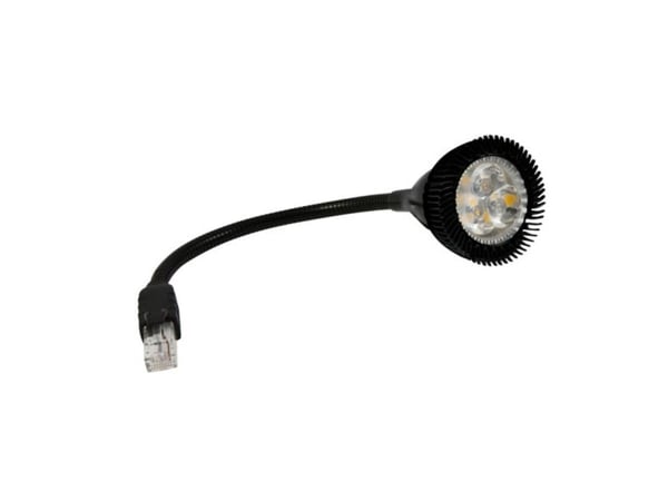 ALLNET PoE-lampe 8023afat LED 3 Watt RJ45 Ethernet-tilkobling