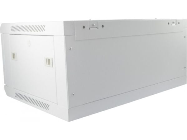 ALLNET ALL-SMC6618GRAU, Veggmonterbar hylle, 18U, 50 kg, Nøkkellås, 30 kg, Grå