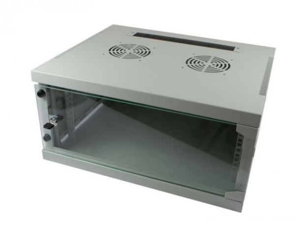 ALLNET ALL-SMQ5409GRAU, Frittstående hylle, 9U, 50 kg, Nøkkellås, 14,4 kg, Grå