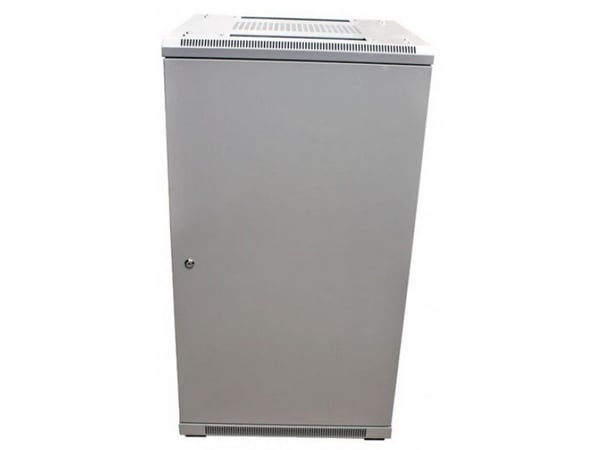 ALLNET 19 skap 42U W600D1000mm glassdør lys grå SNB-serien