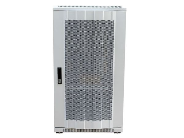 ALLNET 19-skåp 42HE B600T1000mm perforerade plåtdörrar ljusgrå SNB-serien
