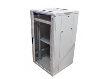 ALLNET ALL-SNB6632BDGRAU, Frittstående hylle, 32U, 500 kg, Nøkkellås, 76 kg, Grå