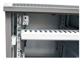ALLNET ALL-SNB6632BDGRAU, Frittstående hylle, 32U, 500 kg, Nøkkellås, 76 kg, Grå