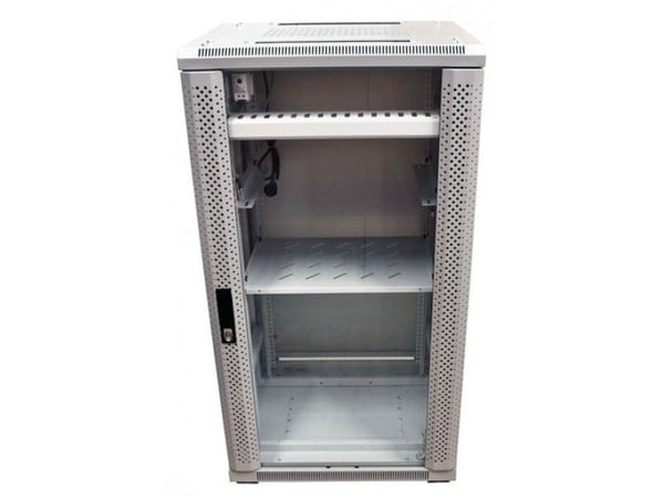 ALLNET ALL-SNB6832BDGRAU, Frittstående hylle, 32U, 500 kg, Nøkkellås, 87 kg, Grå