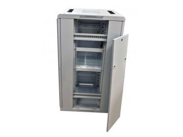 ALLNET ALL-SNB6932BDGRAU, Frittstående hylle, 32U, 500 kg, Nøkkellås, 93 kg, Grå