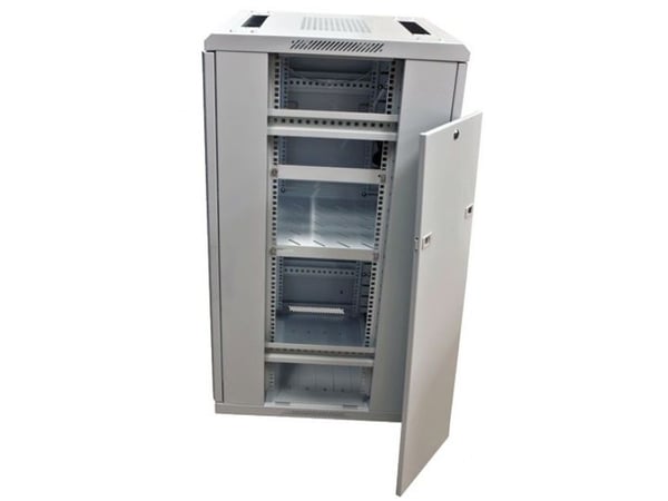 ALLNET 19Kaappi 32U B800T 800mm lasiovi vaaleanharmaa SNBSeries