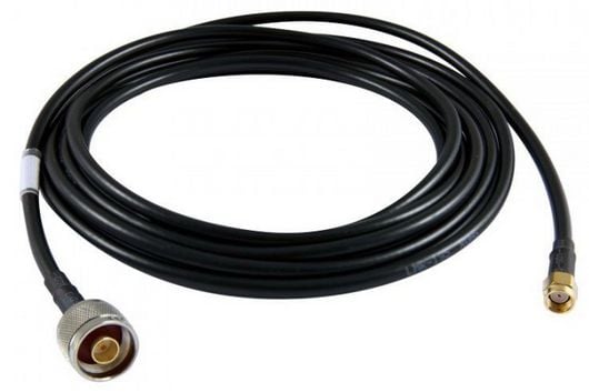 ALLNET ANT-CAB-RSMA-N-150, 1,5 m, R-SMA, N-tyyppi, Musta
