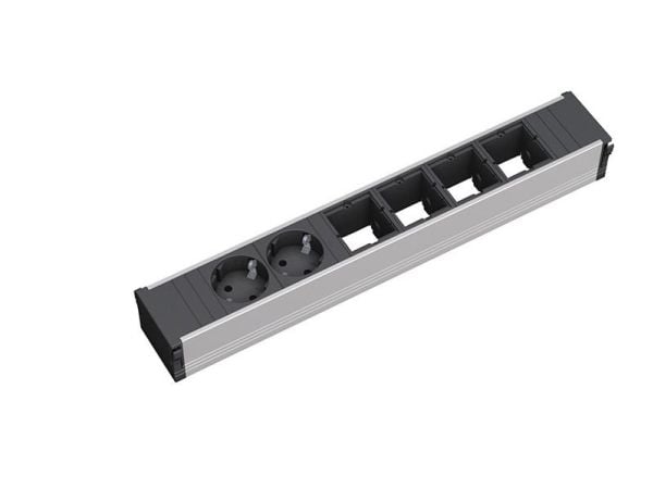 Bachmann CONI - Effektband - ingång: GST18i3 - utgångskontakter: 2 - 10 cm sladd - Tyskland - svart, eloxerad aluminium