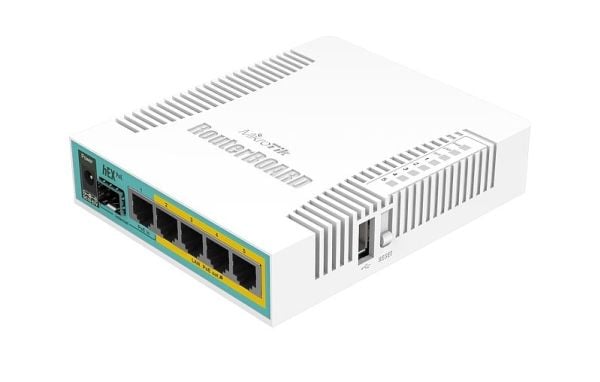 MikroTik RouterBOARD hEX RB960PGS - Ruter - 4-ports switch - 1GbE