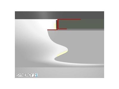 Synergy 21 LED-profil 200cm sinkplate TYPC Flex
