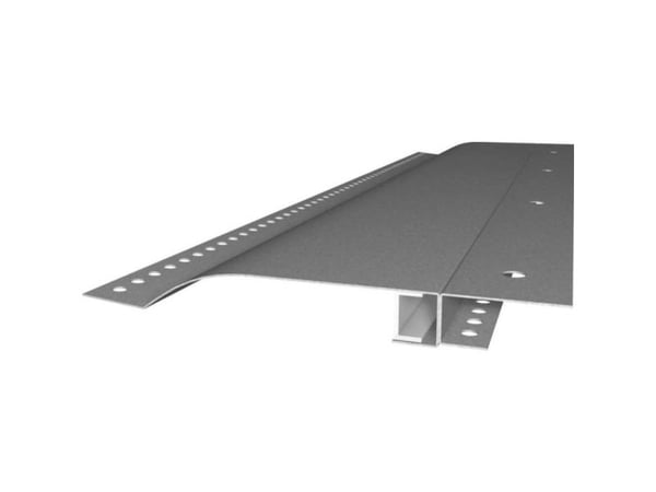 Synergy 21 LED-profil 200 cm plate i zink TYPD2