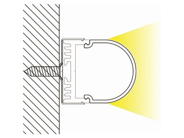 Synergy 21 LED U-profil 200 cm ALU044PC