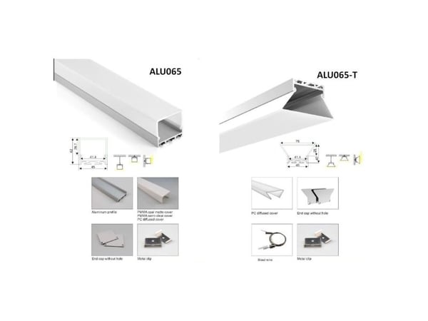 Synergy 21 LED U-profil 200 cm ALU065T