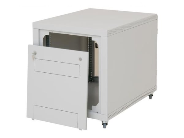 Triton 19Cabinet 12U B600T 800 vaaleanharmaa sis. pyörät