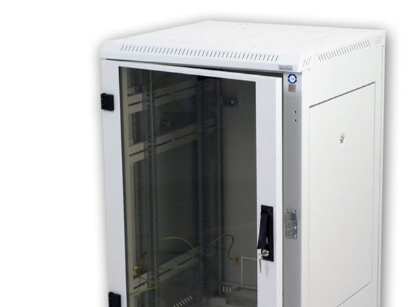 Triton 19" Delta RZ Rack 42U/800x1000 lasiovi, Fritstående reol, 400 kg, 110,8 kg, Grå